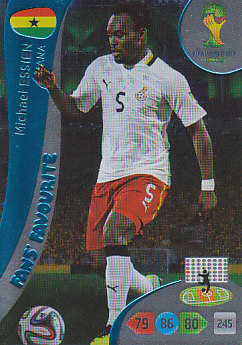 Michael Essien Ghana Panini 2014 World Cup Fans' Favourite #339